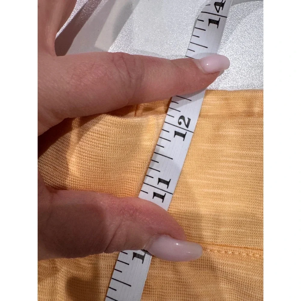 NWT Garnet Hill Orange Linen Wide Leg Cropped Pants XS Sleepwear‎